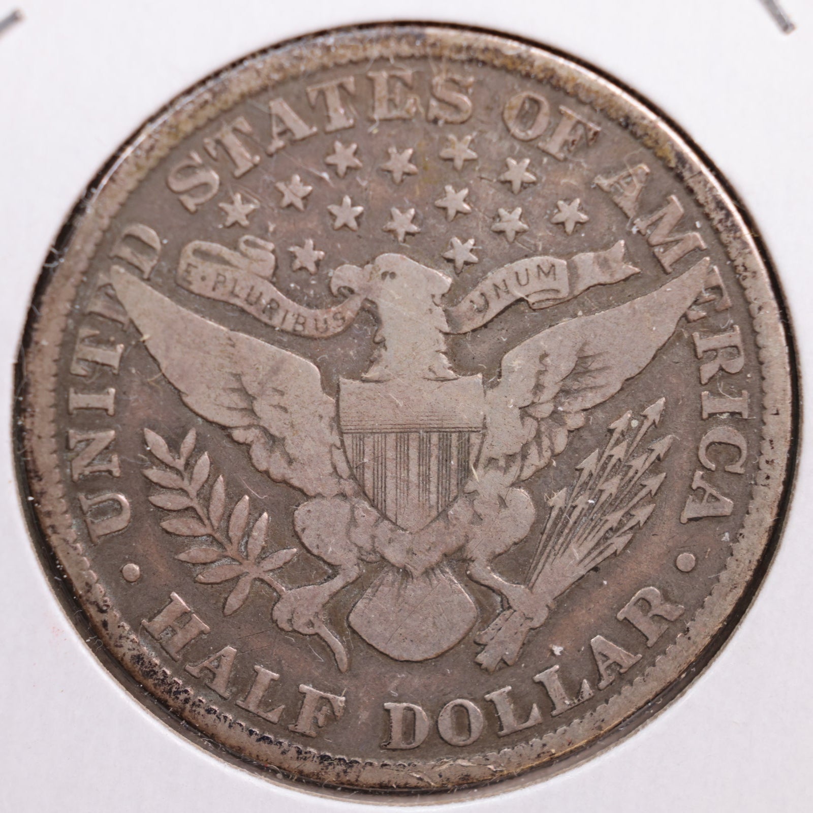 1907 Barber Half Dollar, Very Good+ Circulated Coin, Store #HR0633