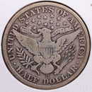 1907-D Barber Half Dollar, Very Good+ Circulated Coin, Store