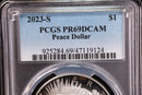 2023-S Peace Silver Dollar Commem Proof, PCGS PR69DCAM, Store