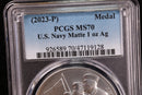 2023-P U.S. Navy Commemorative Medal, PCGS MS70, Store