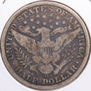 1908-D Barber Half Dollar, Very Good Circulated Coin, Store