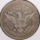 1908-D Barber Half Dollar, Very Good+ Circulated Coin, Store