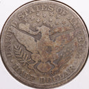 1908-D Barber Half Dollar, Good Circulated Coin, Store
