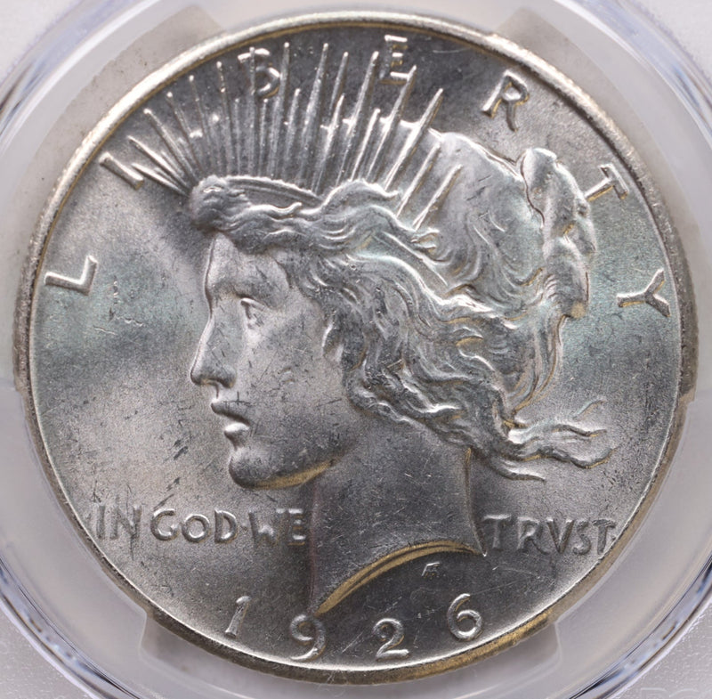 1926 $1, Peace Silver Dollar, PCGS Certified MS-63, Store Sale