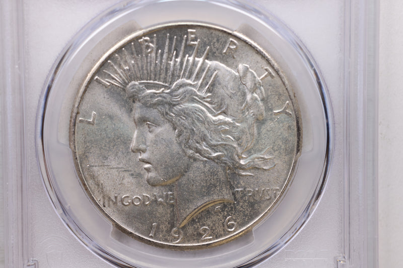 1926 $1, Peace Silver Dollar, PCGS Certified MS-63, Store Sale