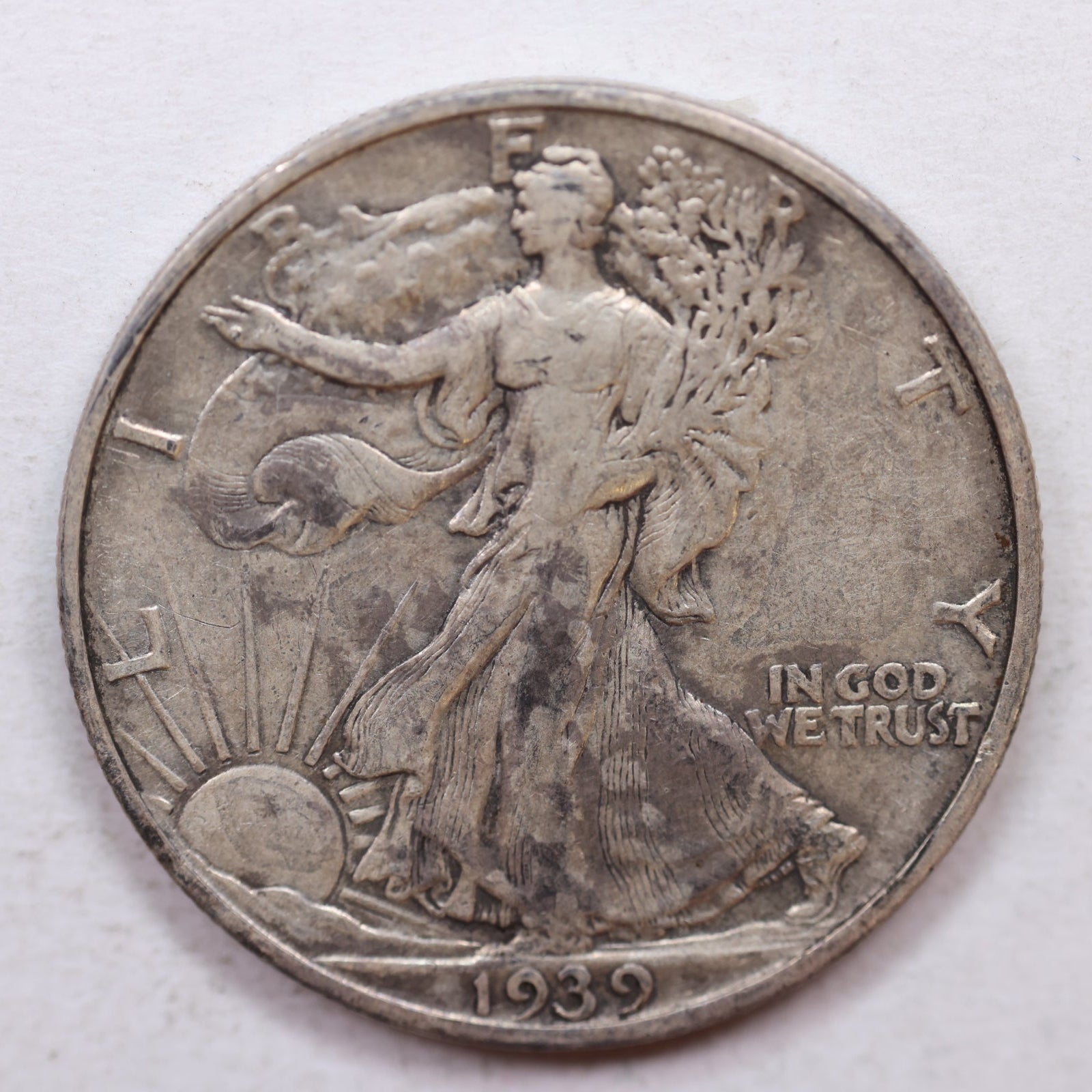 1939-S Walking Liberty Half Dollar, Very Fine Circulated Coin, Store #HR0006