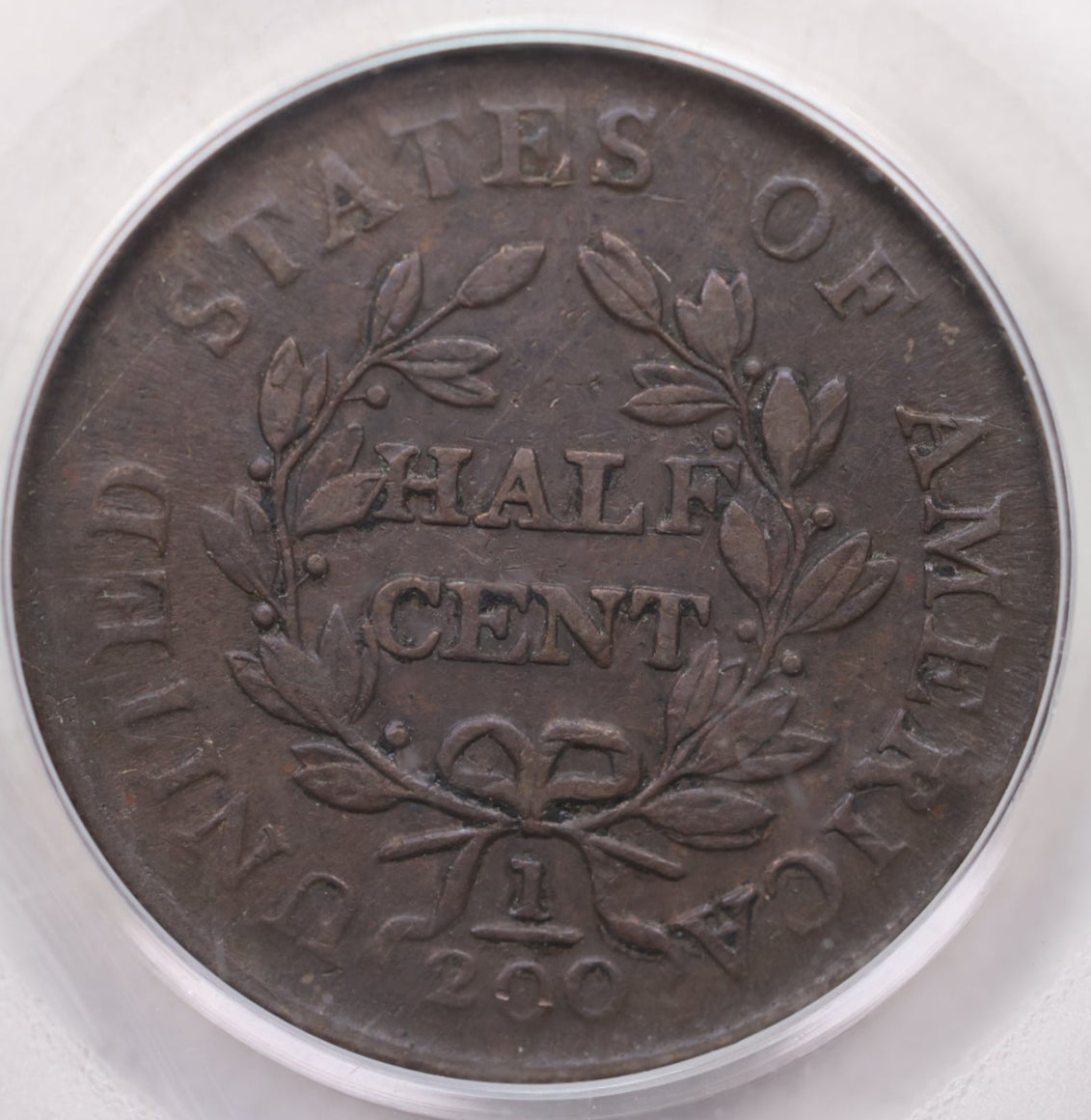 1804 Half Cent, Cross-4, With Stems, PCGS XF-40, Store Sale #HT0010