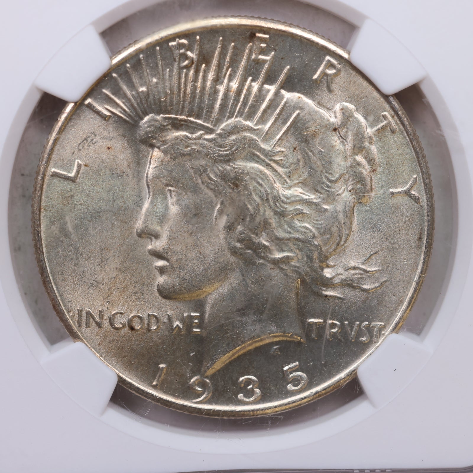 1935 $1, Peace Silver Dollar, NGC Certified MS-62, Store Sale #GDR0288.