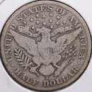 1908-S Barber Half Dollar, Very Good Circulated Coin, Store