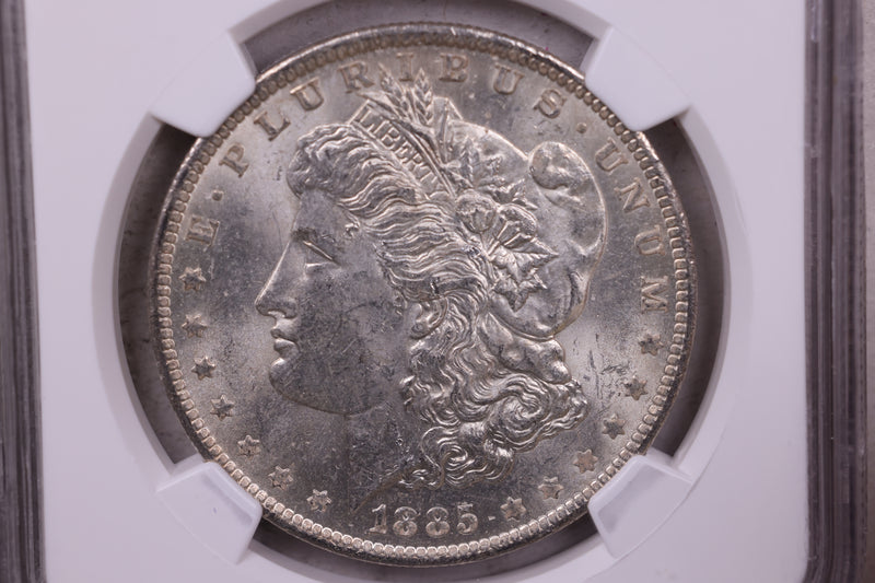 1885-O Morgan Silver Dollar., NGC MS-63., Store