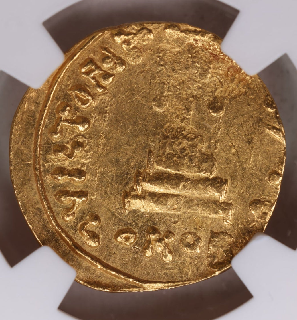 AD 685-695, Byzantine Empire, Justin II, Ancient Coin, NGC Ch MS, Store# AT0033.