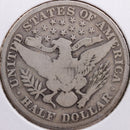 1909 Barber Half Dollar, Good+ Circulated Coin, Store