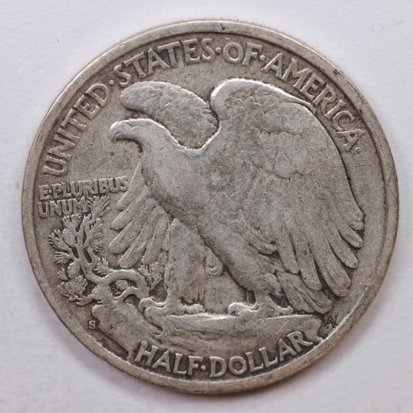 1943-S Walking Liberty Silver Half Dollar, Very Fine Circulated Coin, Store #HR0018