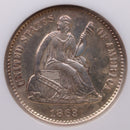 1863-S Seated Liberty Half Dime, NGC Graded, MS-63, Store