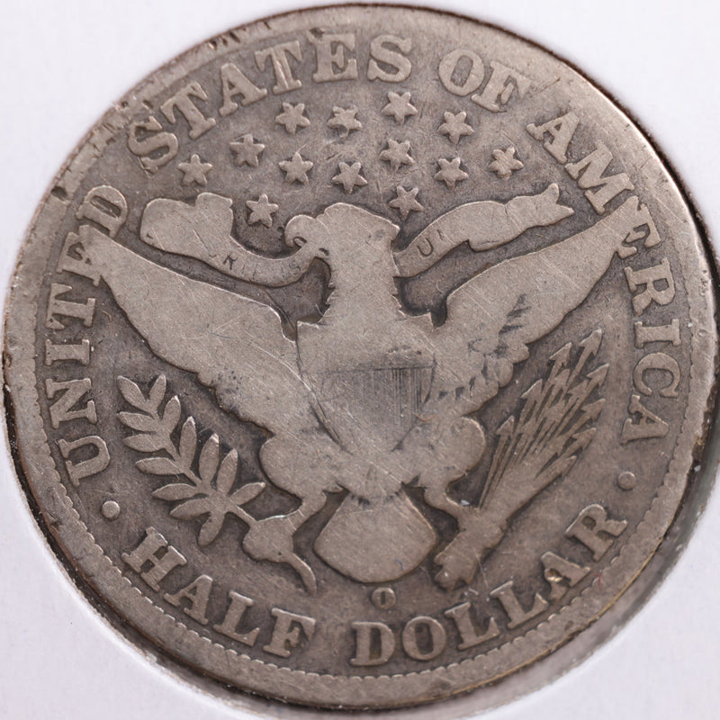 1909-O Barber Half Dollar, Good Circulated Coin, Store
