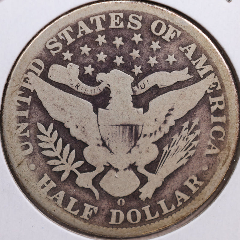 1909-O Barber Half Dollar, Good Circulated Coin, Store