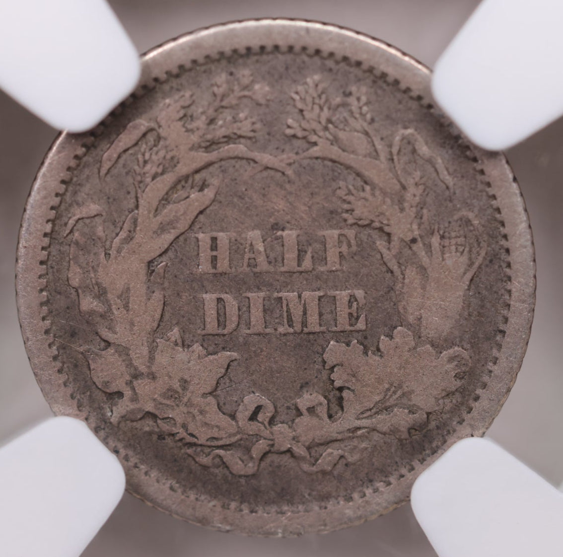 1866 Seated Liberty Half Dime, NGC Graded F-12, Store Sale #GHE003.