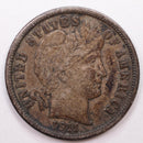 1911 Barber Silver Dime, Extra Fine + Circulated Coin, Store Sale