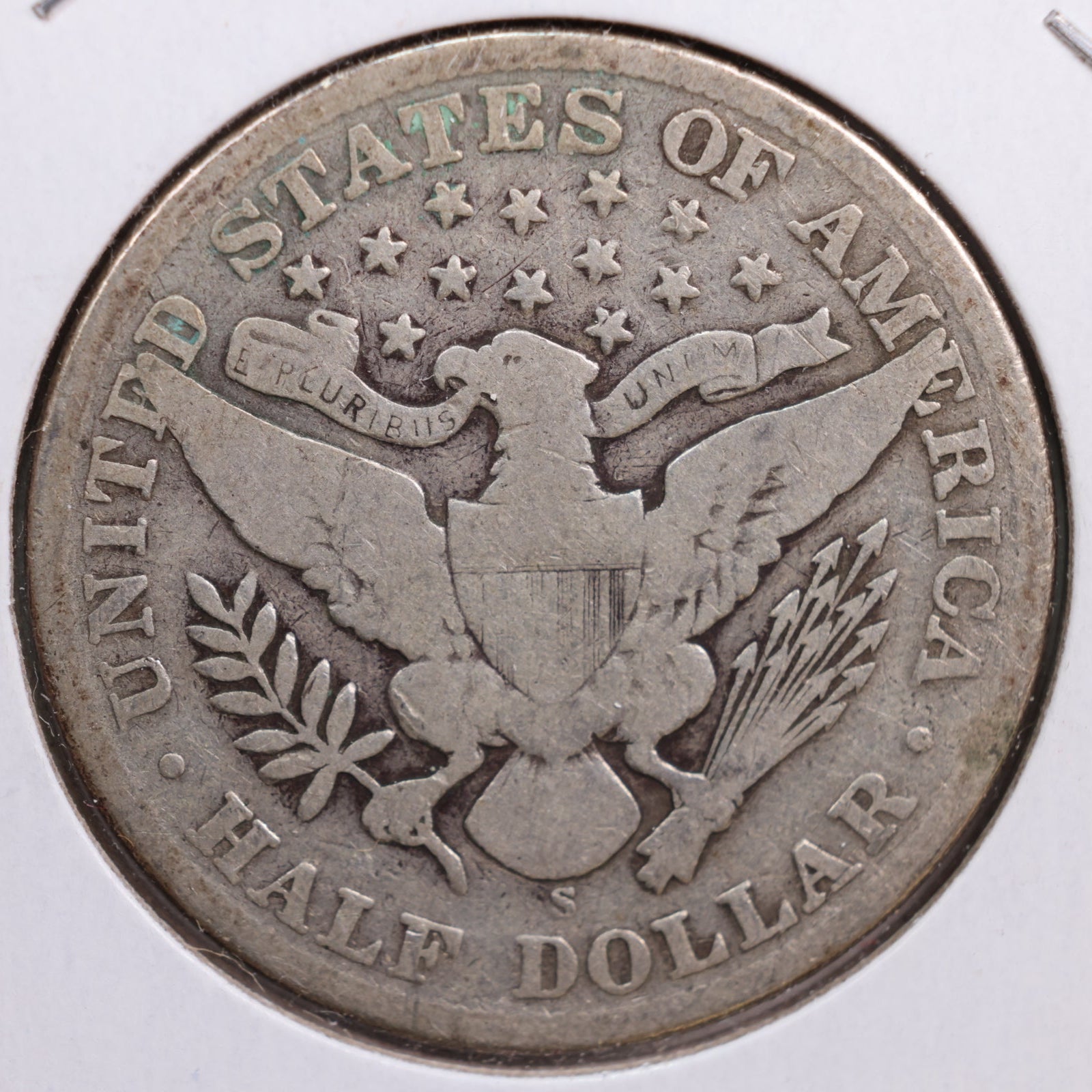 1910-S Barber Half Dollar, Very Good Circulated Coin, Store #HR0582