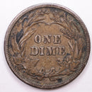 1911 Barber Silver Dime, Extra Fine + Circulated Coin, Store Sale