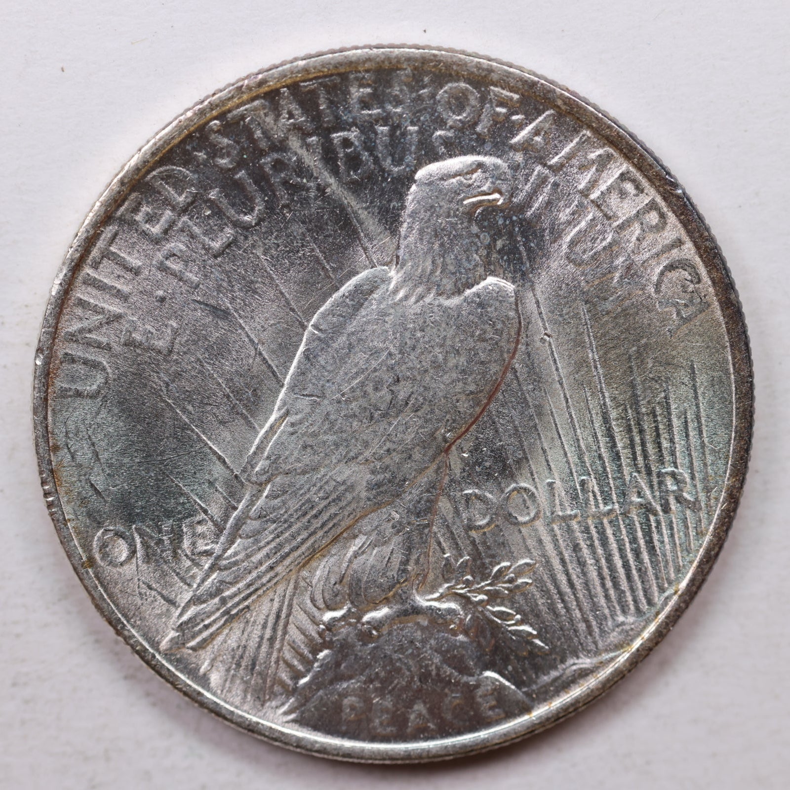 1924 Peace Silver Dollar, Uncirculated Condition, Mint State, Store Sale #DR0018.
