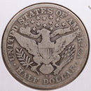 1911-S Barber Half Dollar, Very Good Circulated Coin, Store