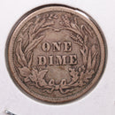 1912 Barber Silver Dime, Extra Fine Circulated Coin, Store Sale