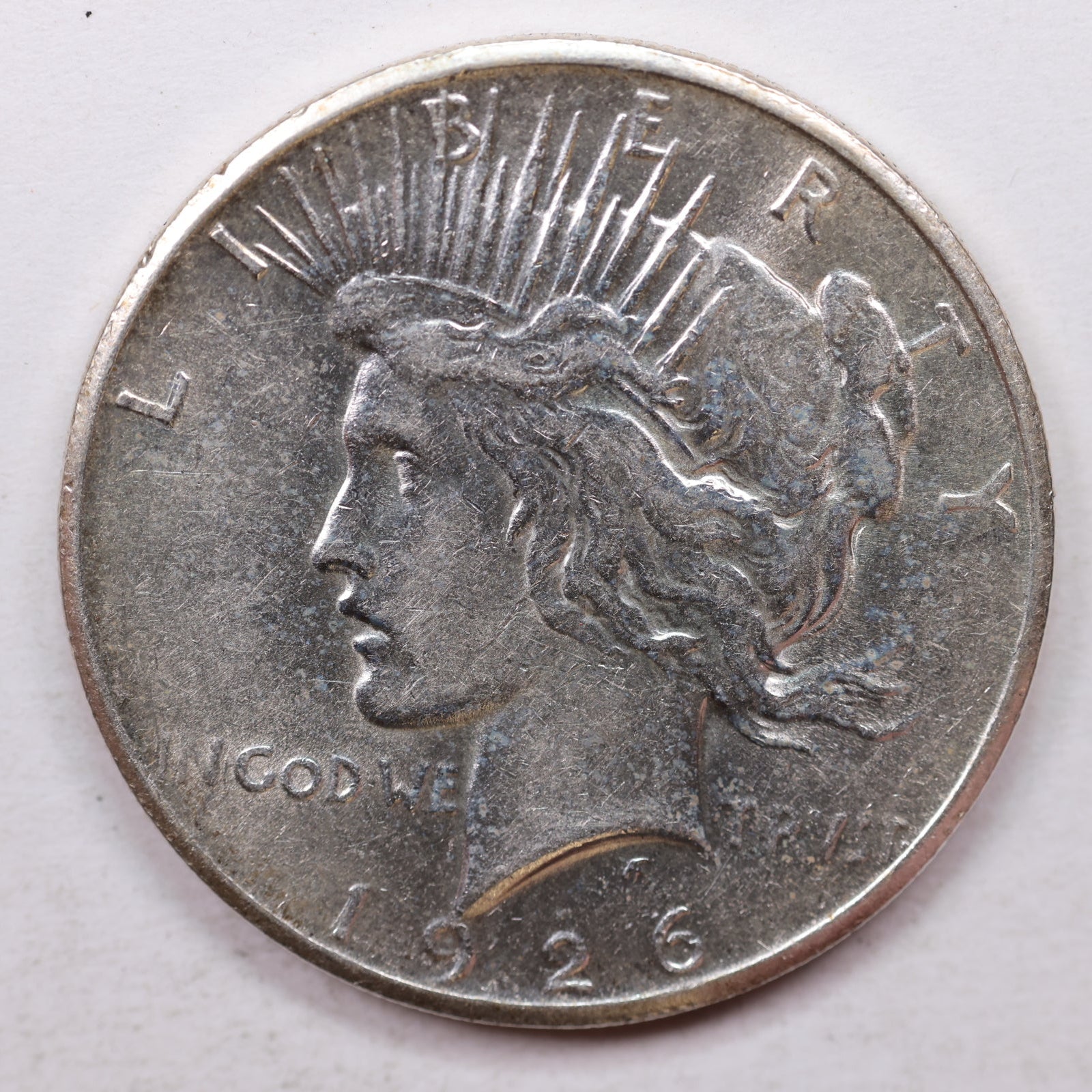 1926 Peace Dollar, Condition, Mint State Uncirculated Coin, Store #DR0023