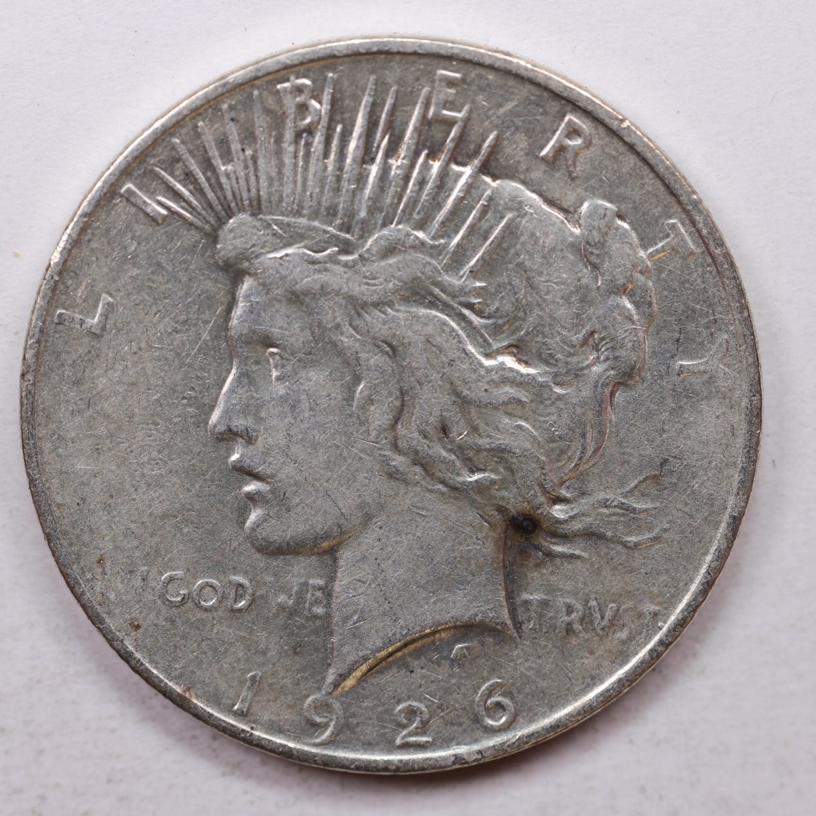1926-D Peace Dollar, Extra Fine Circulated Coin, Store #DR0025