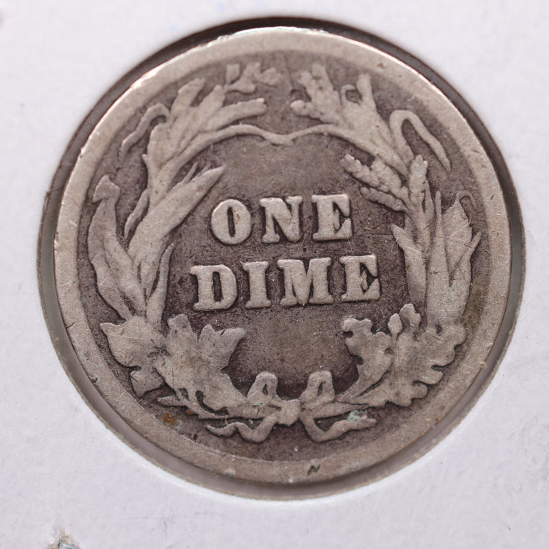 1900 Barber Silver Dime, Very Good Circulated Coin, Store Sale