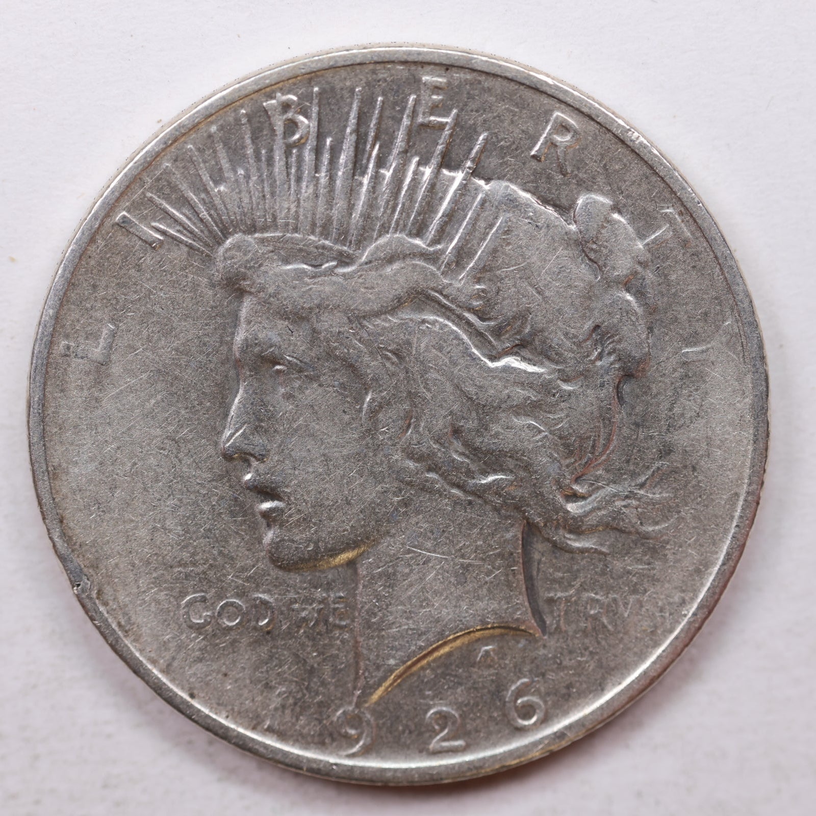 1926-D Peace Dollar, Fine Circulated Coin, Store #DR0026