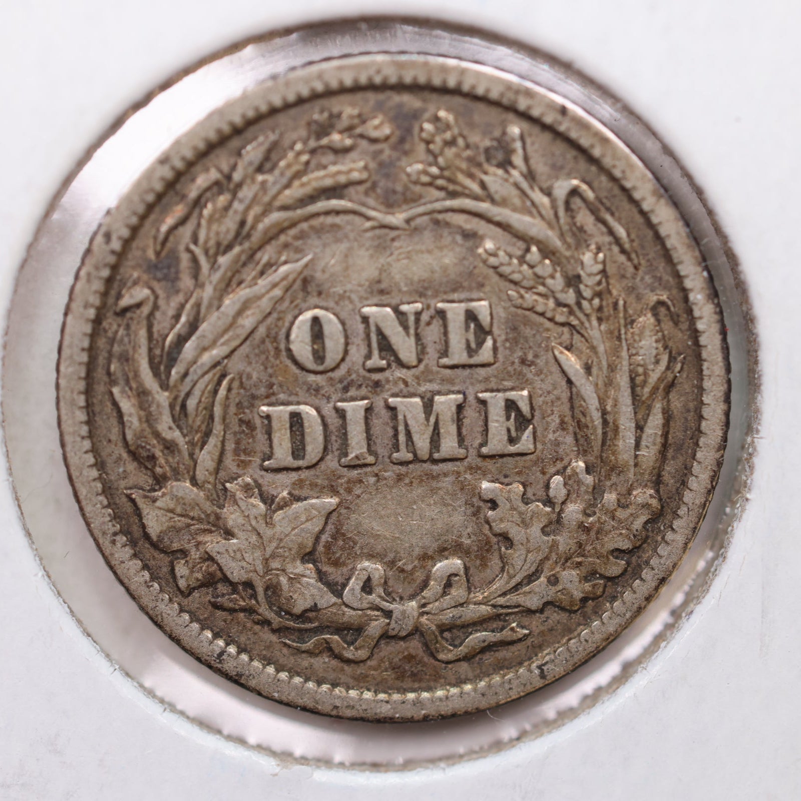 1901 Barber Silver Dime, Very Fine Plus, Circulated Coin, Store Sale #DE664.