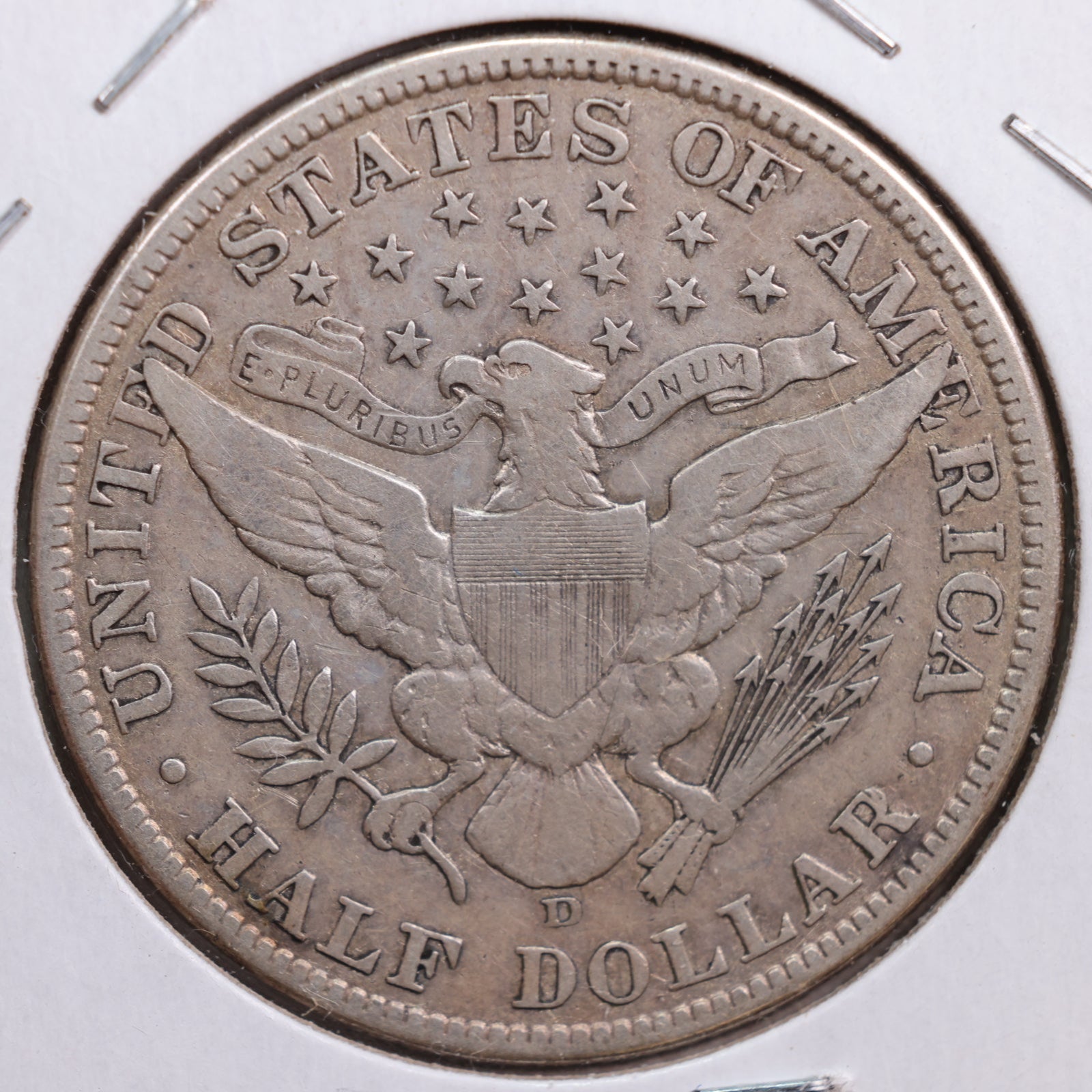 1912-D Barber Half Dollar, Very Fine Circulated Coin, Store #HR0567