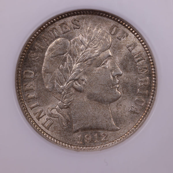 1912 Barber Silver Dime., NGC MS62., Store #584