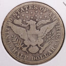 1912-S Barber Half Dollar, Good Circulated Coin, Store