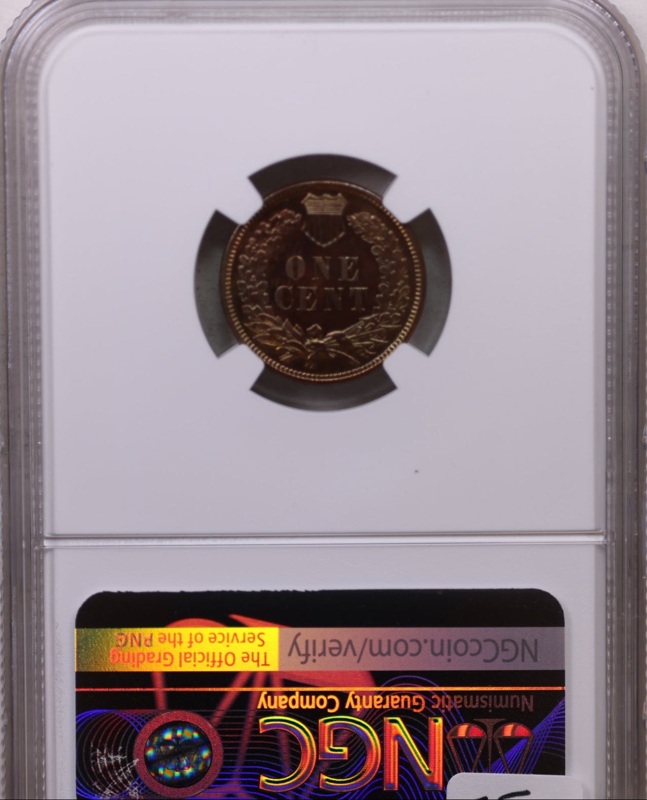 1884 Indian Head Cent, Gem NGC Proof-65, R/B, Uncirculated Coin, Store #CT0007.