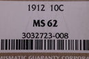 1912 Barber Silver Dime., NGC MS62., Store