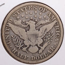 1912-S Barber Half Dollar, Very Good Circulated Coin, Store