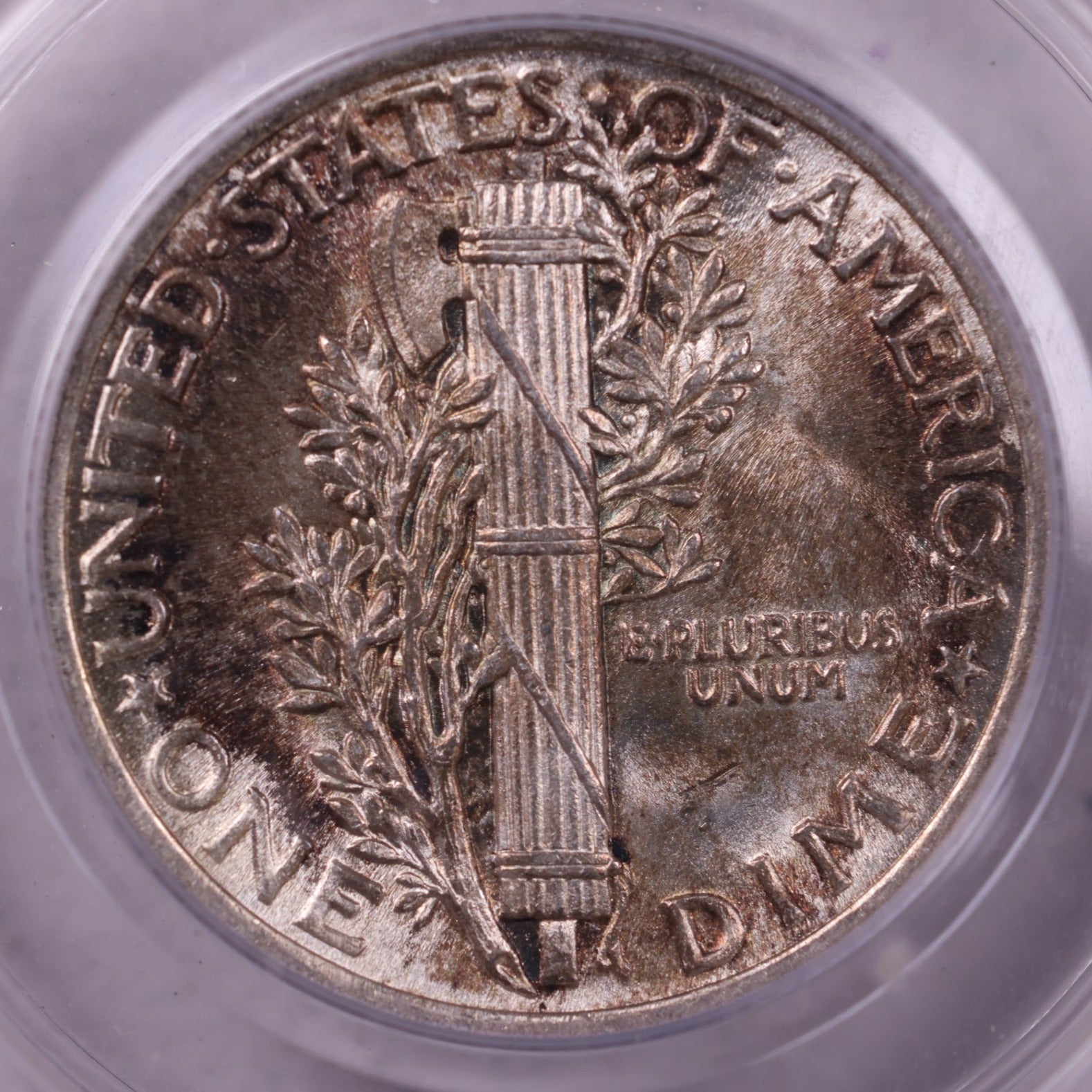 1916 Mercury Silver Dime., NGC MS64 FB., Store #585