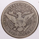 1912-S Barber Half Dollar, Very Good Circulated Coin, Store