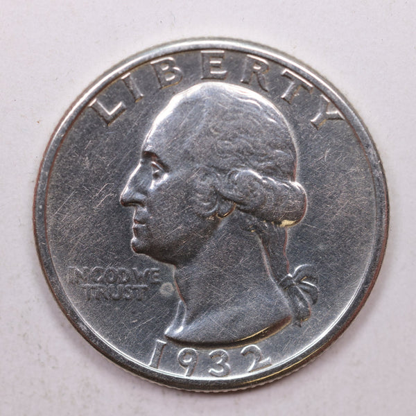 1932-D Washington Silver Quarter, Gem Mint State, Uncirculated Coin, Store Sale #QR796.