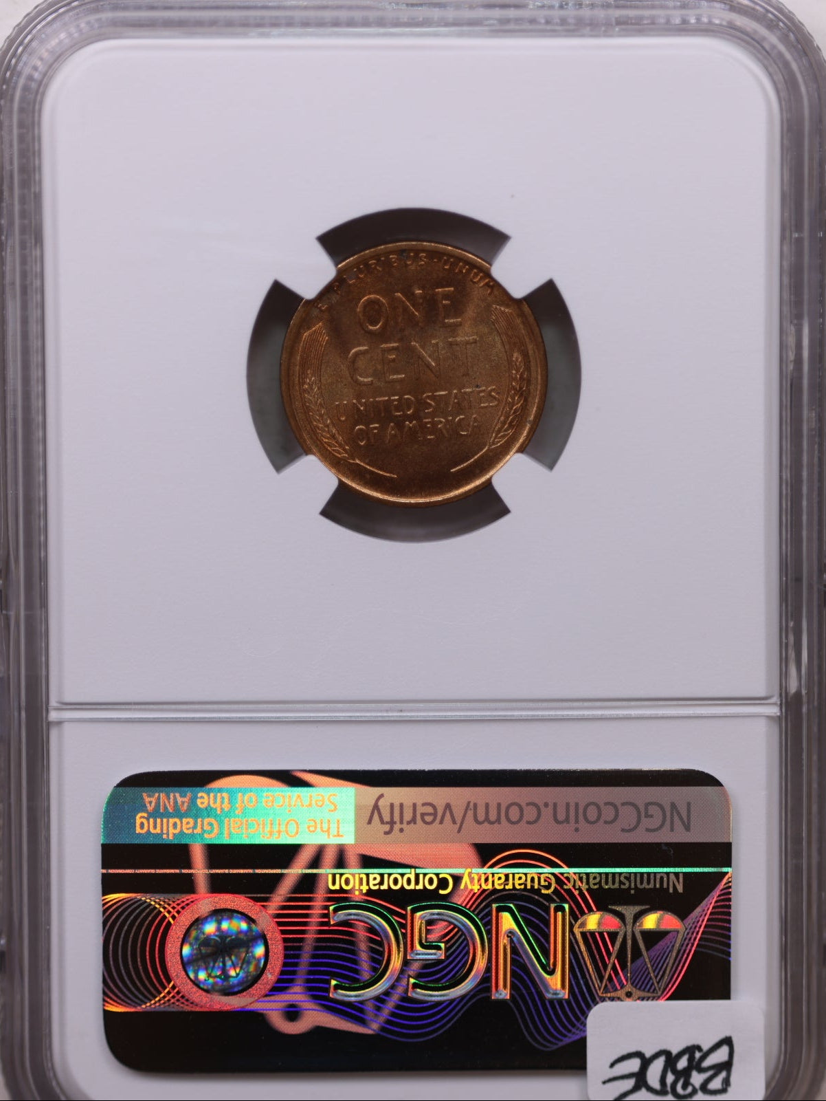 1909-S/S Lincoln Wheat Cent, S over Horizontal S, NGC MS-65, Store #GCT0001.