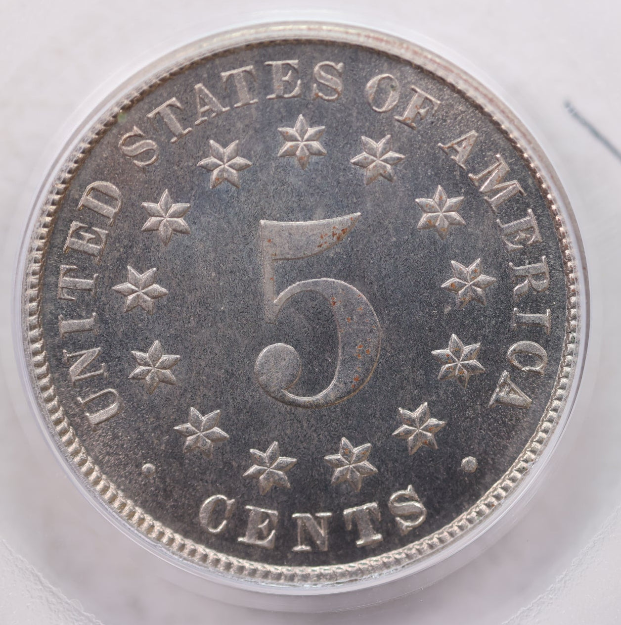 1882 Shield Nickel, Choice Proof Strike, PCGS PR65, Store #GNL001