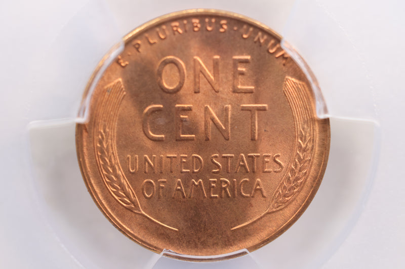 1945-D Lincoln Wheat Cent, PCGS Certified MS-66, Red., Store