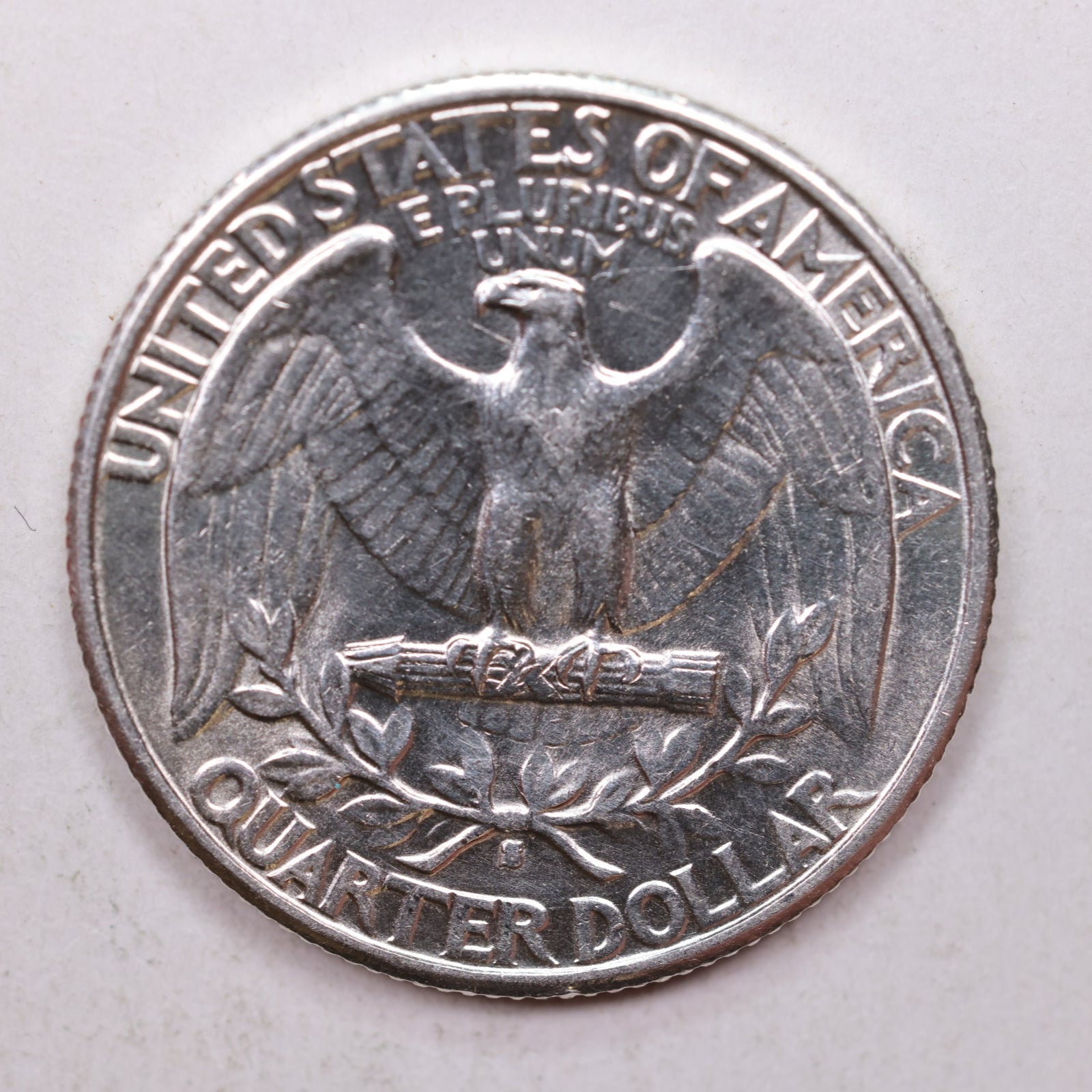1932-S Washington Silver Quarter, Uncirculated Coin, Store Sale #QR805.