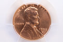1955-D Lincoln Wheat Cent, PCGS Certified MS-66, Red., Store