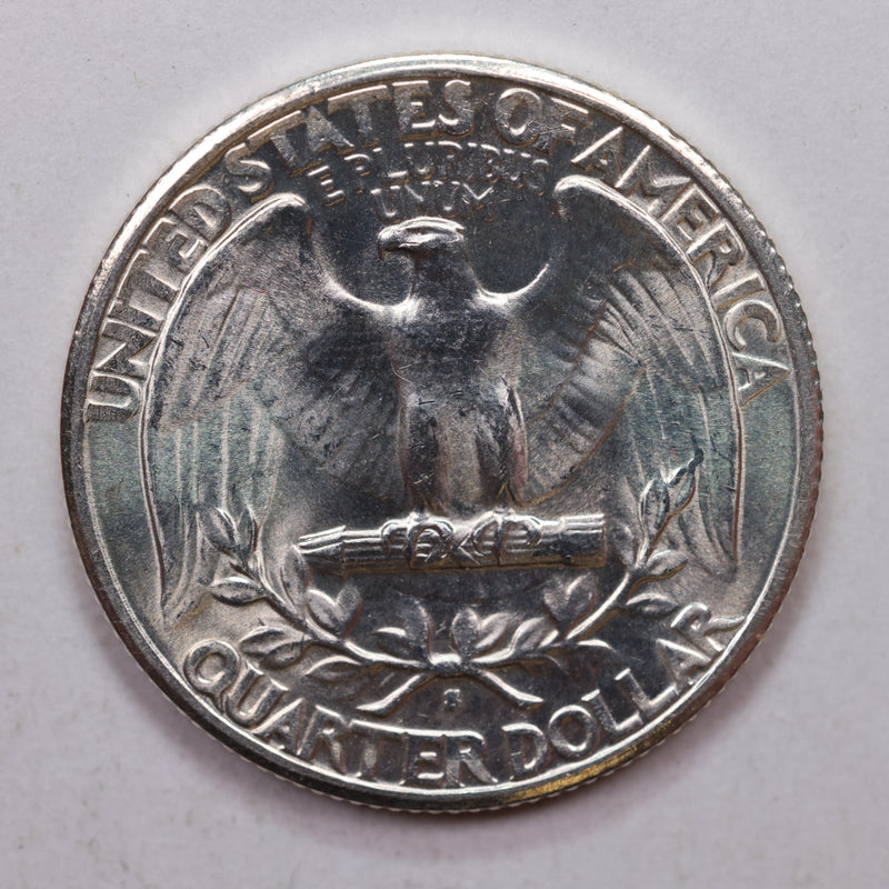 1938-S Washington Silver Quarter, Gem Uncirculated Coin, Store Sale