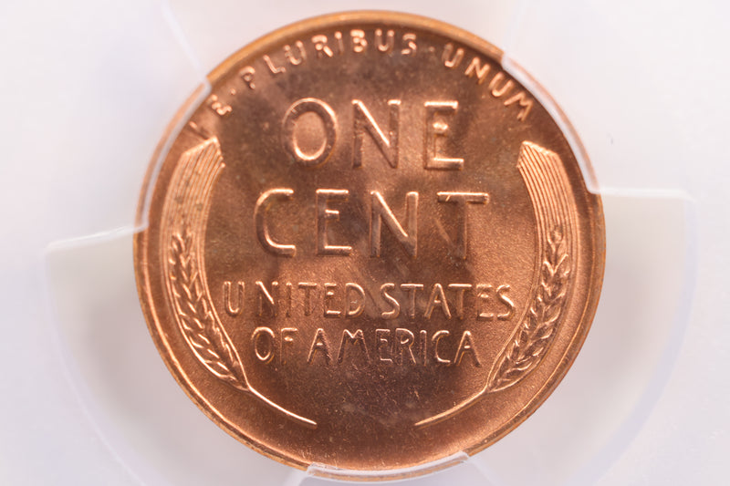 1955-D Lincoln Wheat Cent, PCGS Certified MS-66, Red., Store