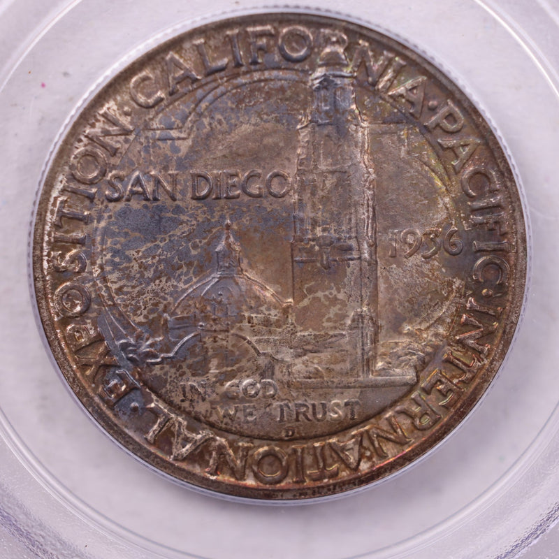 1936-D San Diego Silver Commemorative., PCGS MS65, Store