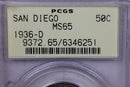 1936-D San Diego Silver Commemorative., PCGS MS65, Store